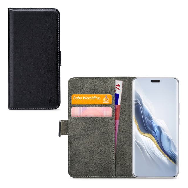 Mobilize Classic Gelly Wallet Book Case Honor Magic6 Pro Noir