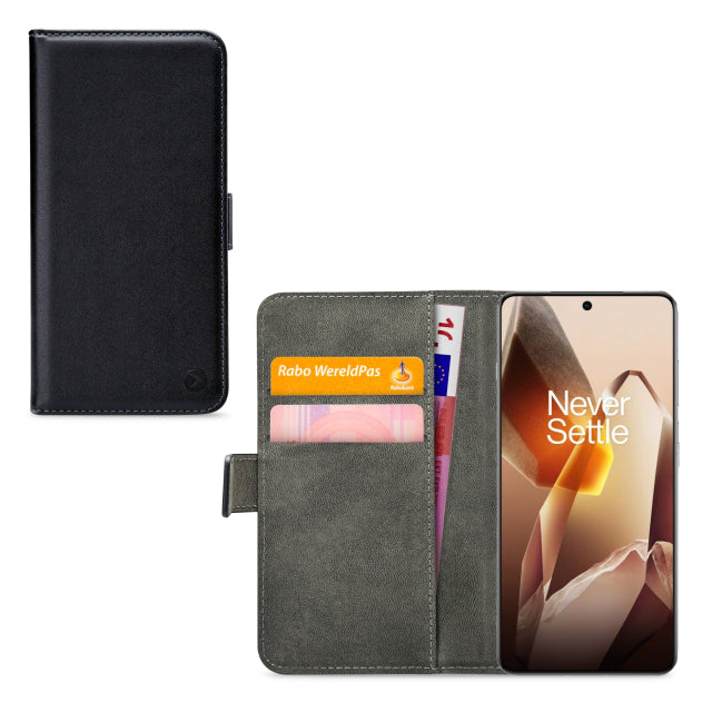 Mobilize Classic Gelly Wallet Book Case OnePlus 13 Schwarz