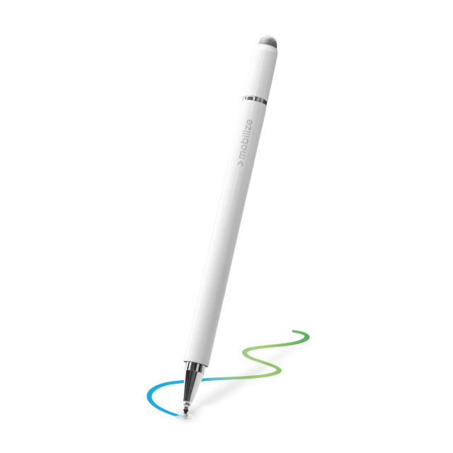 Mobilize High Sensitive 2in1 kapazitiver Eingabestift Weiß