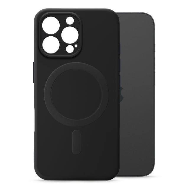My Style Protective Flex Magsafe Compatible Case für Apple iPhone 16 Pro Schwarz