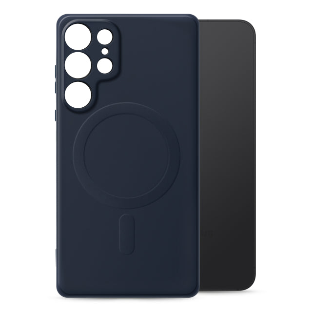 My Style Protective Flex Magsafe Compatible Case für Samsung Galaxy S25 Ultra 5G Midnight Blue