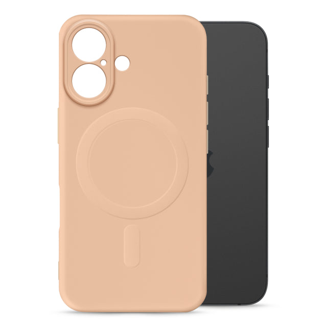 My Style Protective Flex MagSafe kompatible Hülle für Apple iPhone 16 Soft Pink