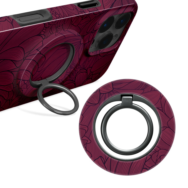Support bague MIO Berry Blooms compatible MagSafe