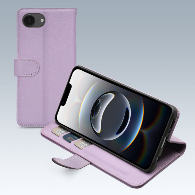 Mobilize Premium Gelly Wallet Book Case Apple iPhone 16e/17e Purple