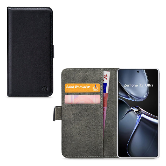 Mobilize Classic Gelly Wallet Book Case ASUS Zenfone 12 Ultra Noir