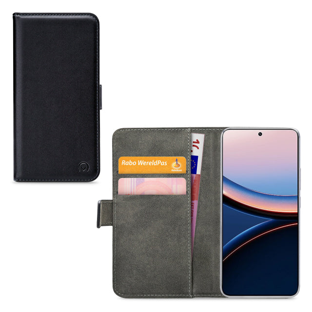 Mobilize Classic Gelly Wallet Book Case Xiaomi Poco F7 Ultra Schwarz