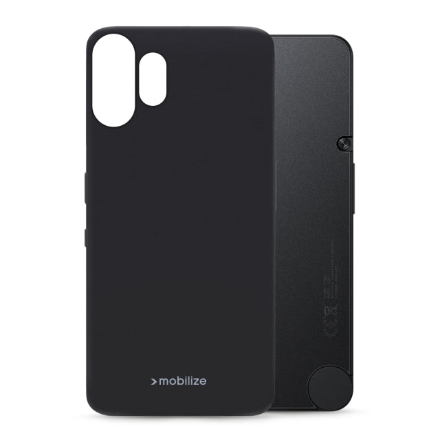 Coque en Caoutchouc Gelly Mobilize Nothing CMF Phone (2) Pro Noir Mat