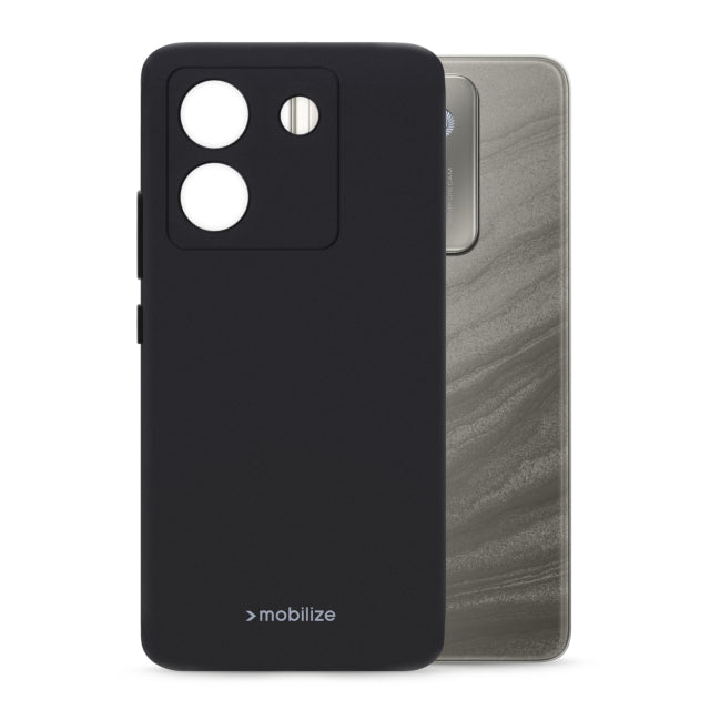 Mobilize Rubber Gelly Case Xiaomi Poco M7 Pro 5G Noir Mat