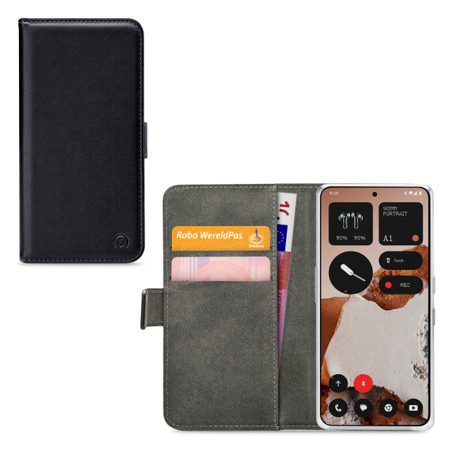 Mobilize Classic Gelly Wallet Book Case Nothing CMF Phone (2) Pro Noir