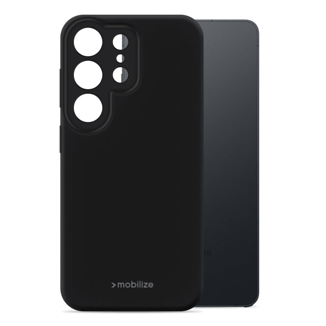 Mobilize Rubber Gelly Case Samsung Galaxy S26 Ultra 5G Mattschwarz