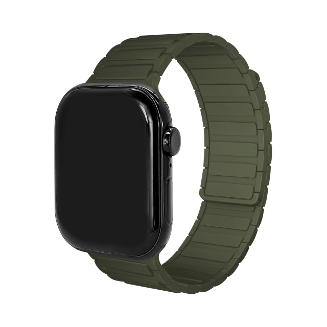 Mobilize Silikon-Armband - Magnetisch - für Apple 38/40/41mm - Grün