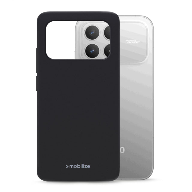 Mobilize Rubber Gelly Case Xiaomi Poco F8 Pro Mattschwarz