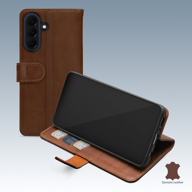 Mobilize Leather Wallet Samsung Galaxy A57 5G Braun