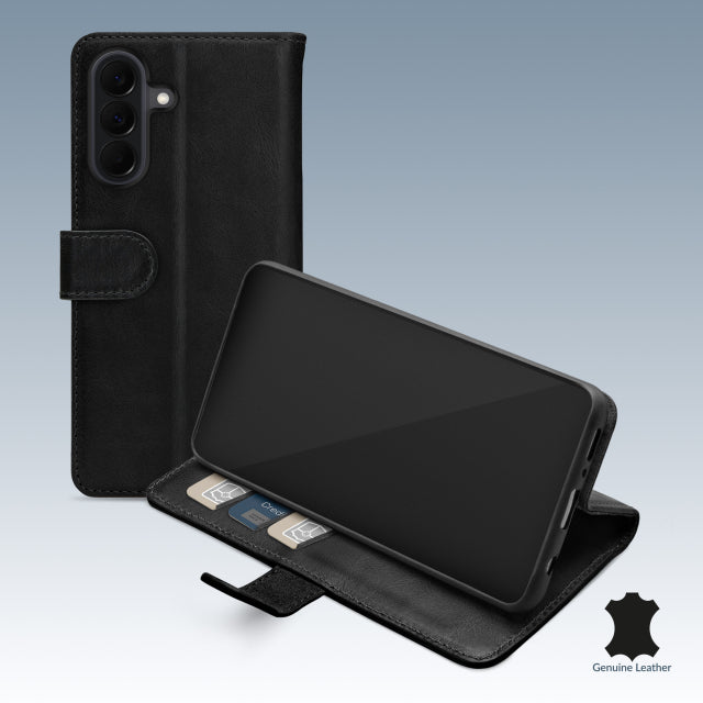Mobilize Étui Portefeuille en Cuir Samsung Galaxy A37 5G Noir