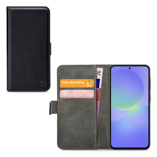 Mobilize Classic Gelly Wallet Book Case Samsung Galaxy A37 5G Schwarz