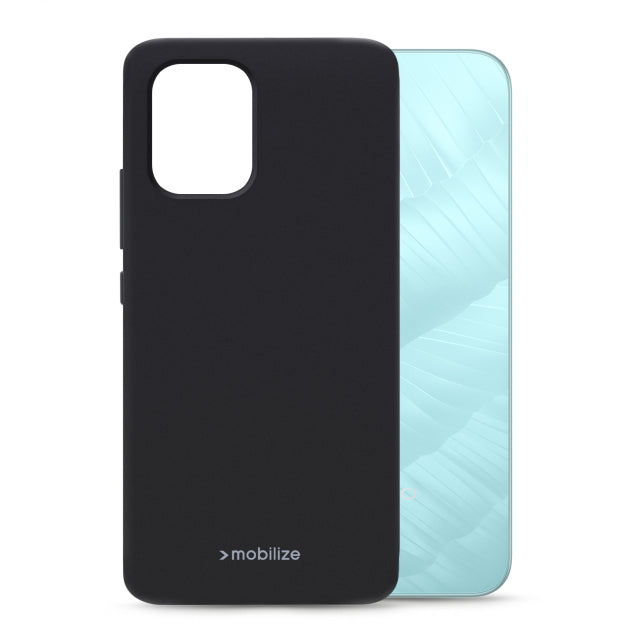 Mobilize Housse en Caoutchouc Gelly OPPO A6x 4G/5G Noir Mat