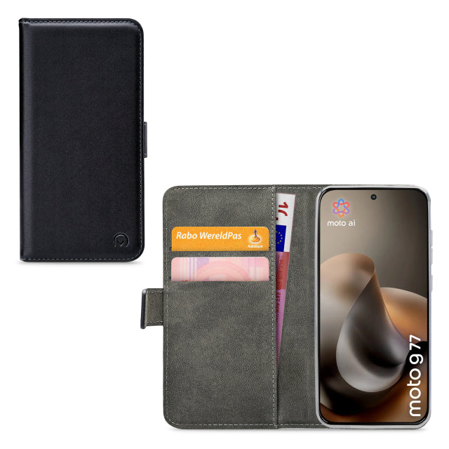Mobilize Classic Gelly Wallet Book Case Motorola Moto G37 Power Black