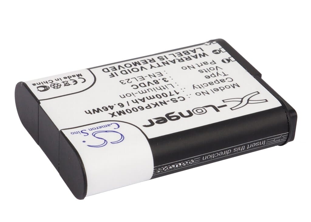 Digitale Camera Accu 3.8V 1700mAh Li-ion Voor Nikon