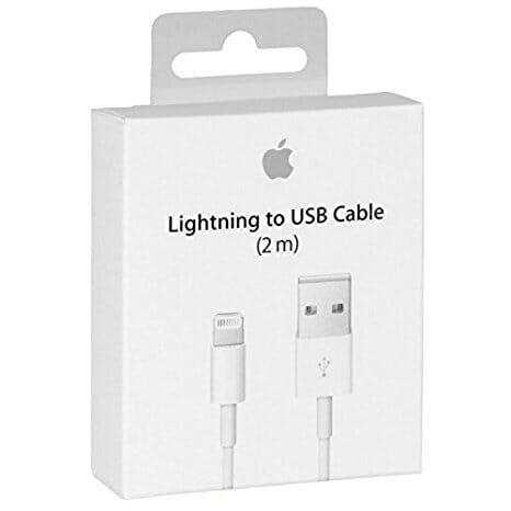 Apple Lightning auf USB 2.0 A Kabel 2 Meter – Weiß