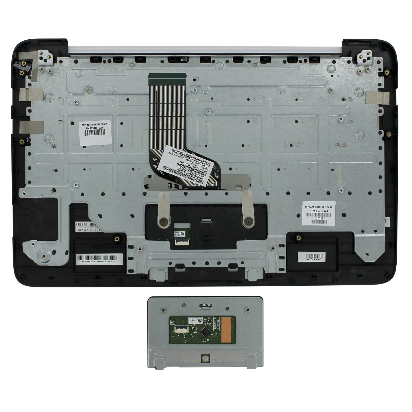 HP Laptop Toetsenbord Azerty BE + Top Cover