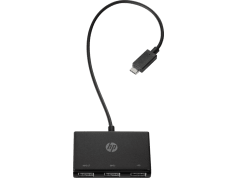 Concentrateur USB-C vers 3 ports USB-A HP