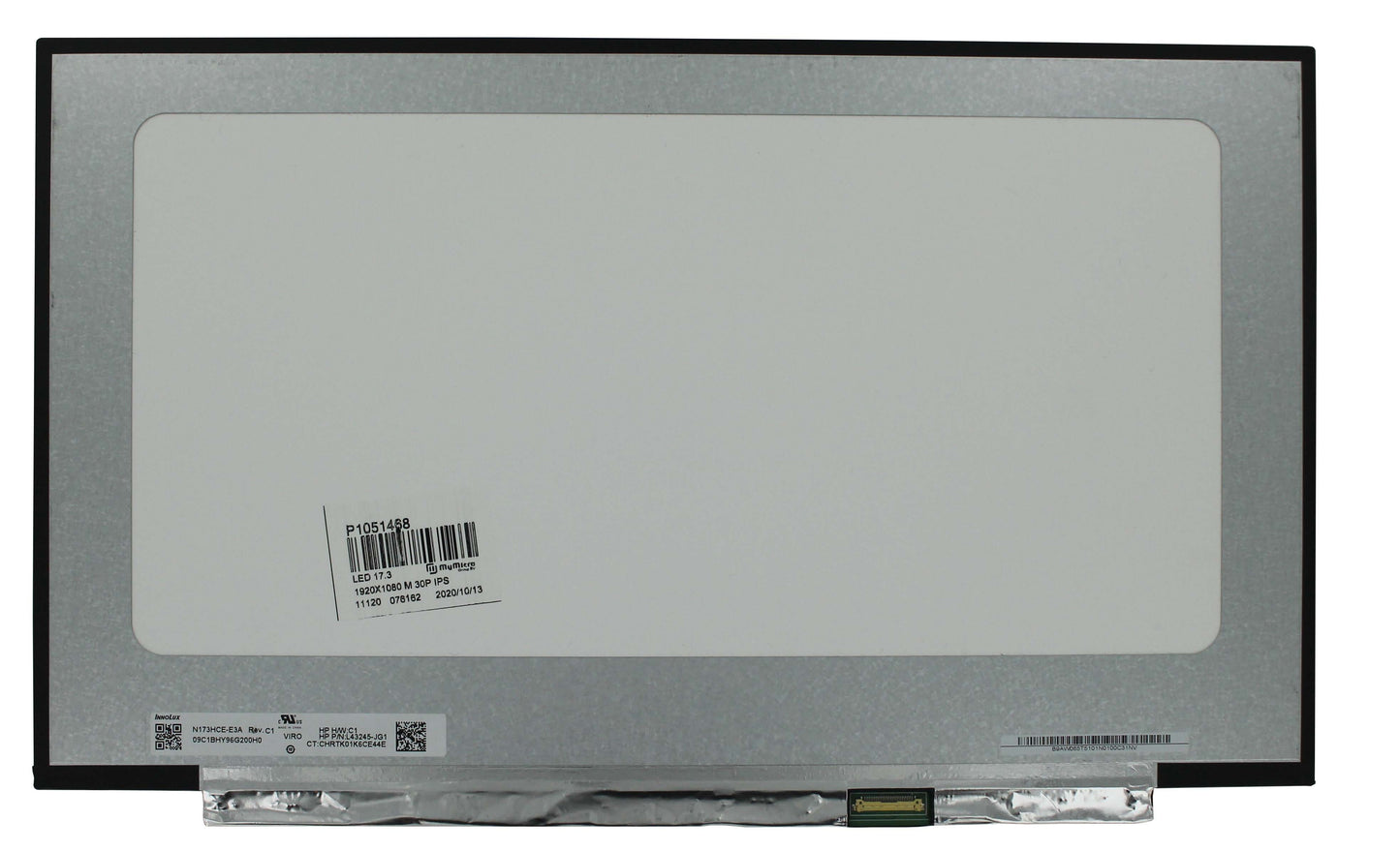17.3 inch LCD Scherm 1920x1080 Glans 30Pin eDP, IPS