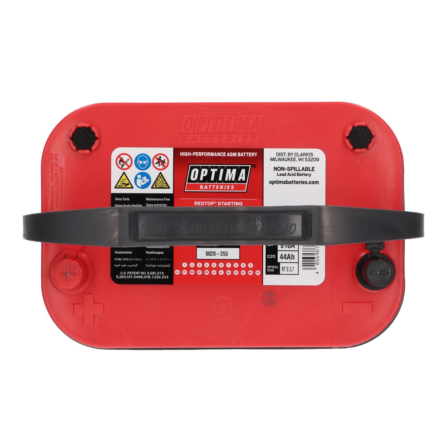 Optima Red Top Accu 12V 44Ah RT S-3.7