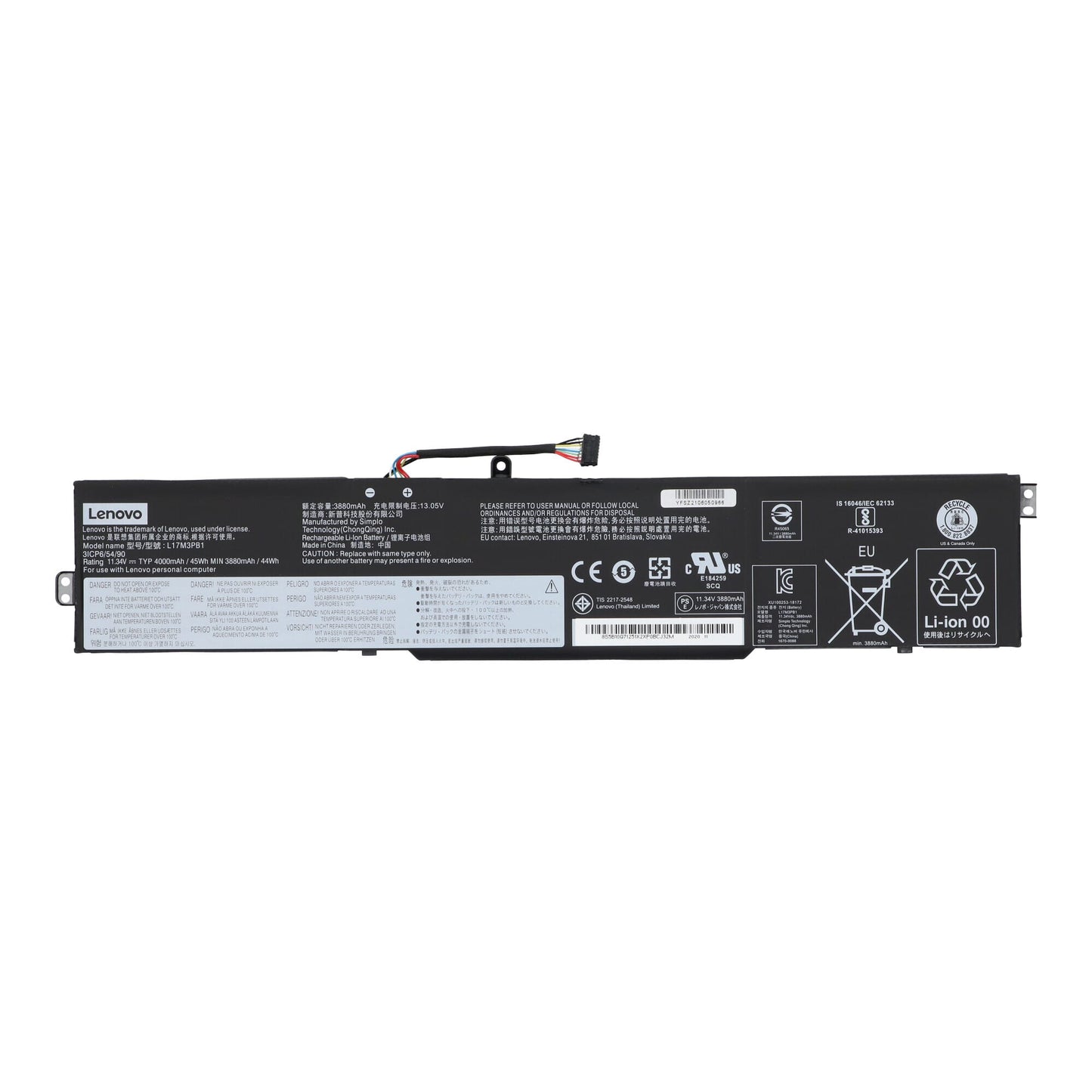 Lenovo Laptop Akku 3880 mAh