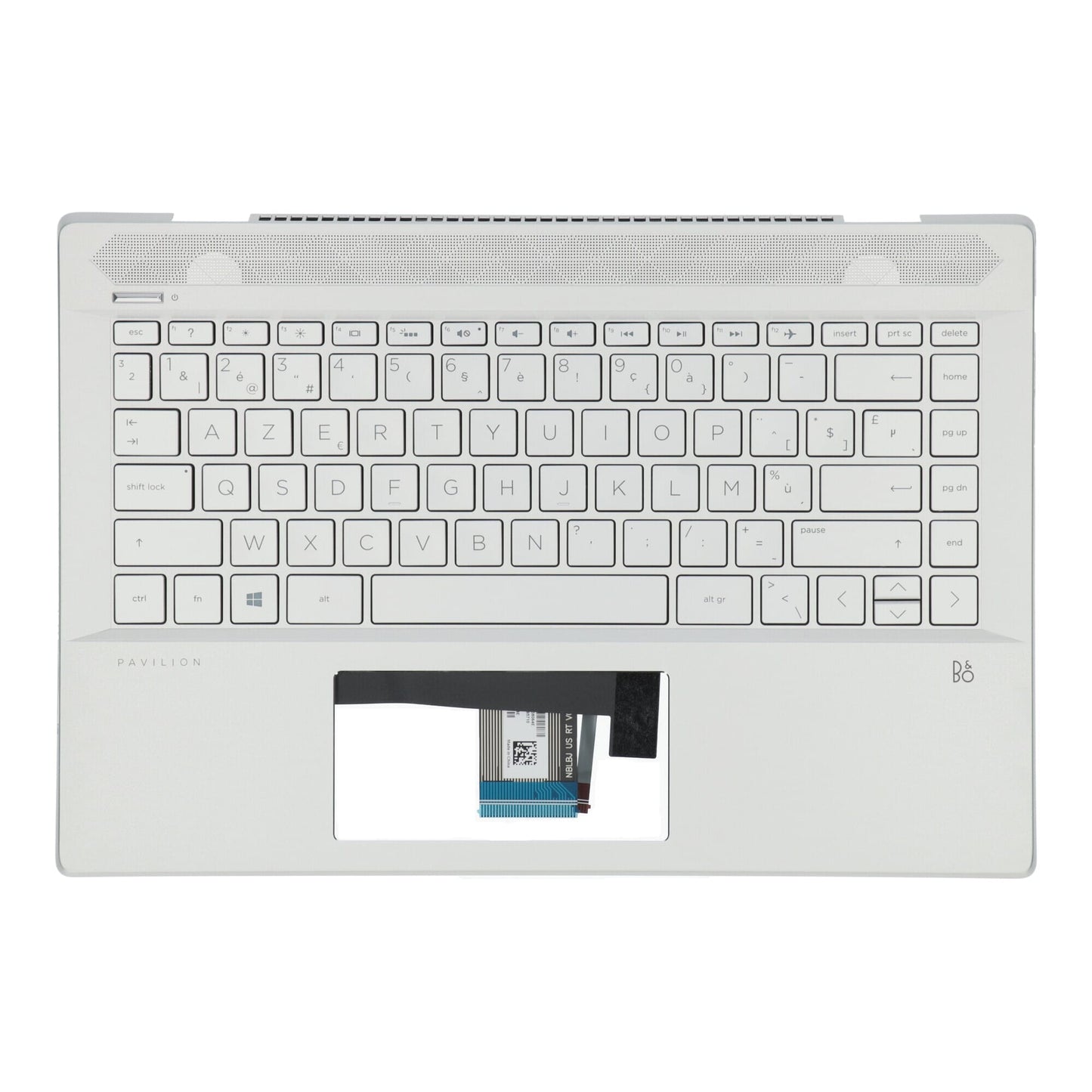 HP Laptop Toetsenbord Azerty BE + Top Cover, Backlit