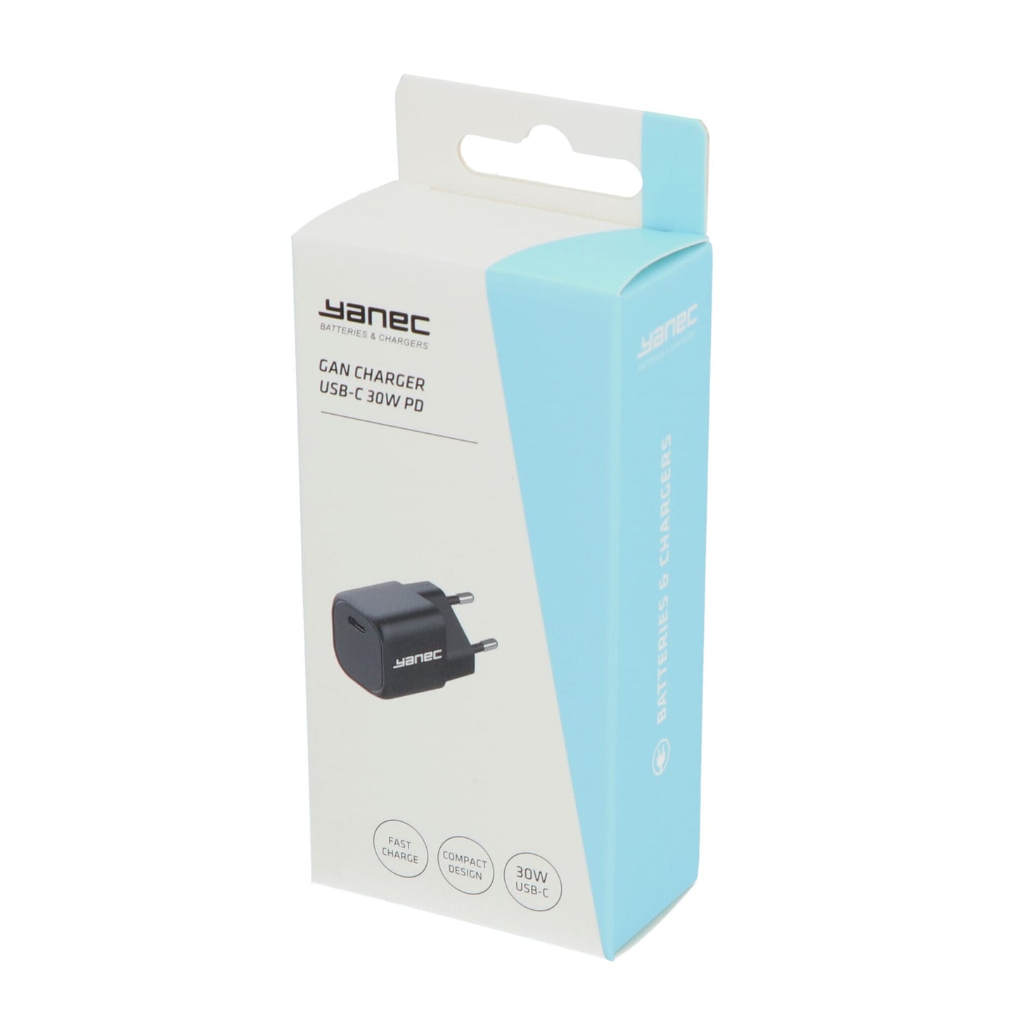 Yanec Kompaktes GaN-Ladegerät USB-C 30W