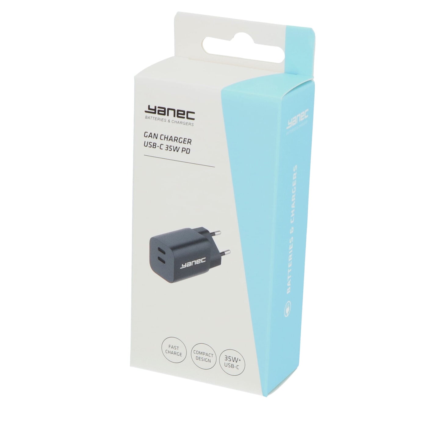 Yanec kompaktes GaN-Ladegerät USB-C 35W