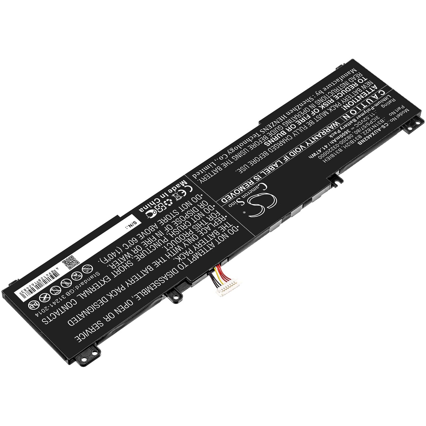 Batterie d'ordinateur portable 3600mAh