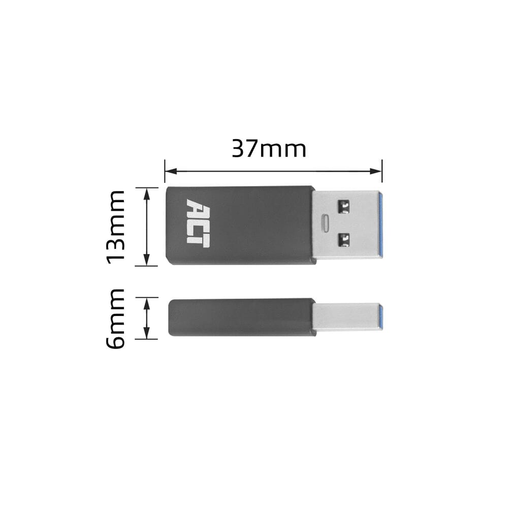 ACT USB-A naar USB-C adapter