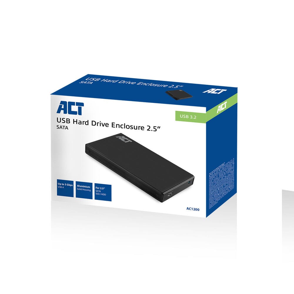 ACT 2,5 Zoll SATA Festplattengehäuse USB 3.2 Gen1