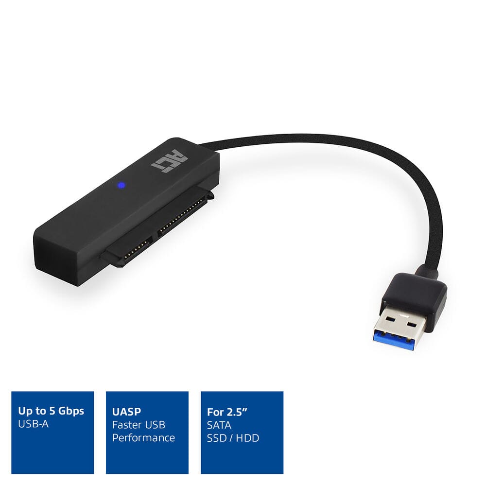 ACT USB adapterkabel naar 2,5 inch SATA HDD/SSD