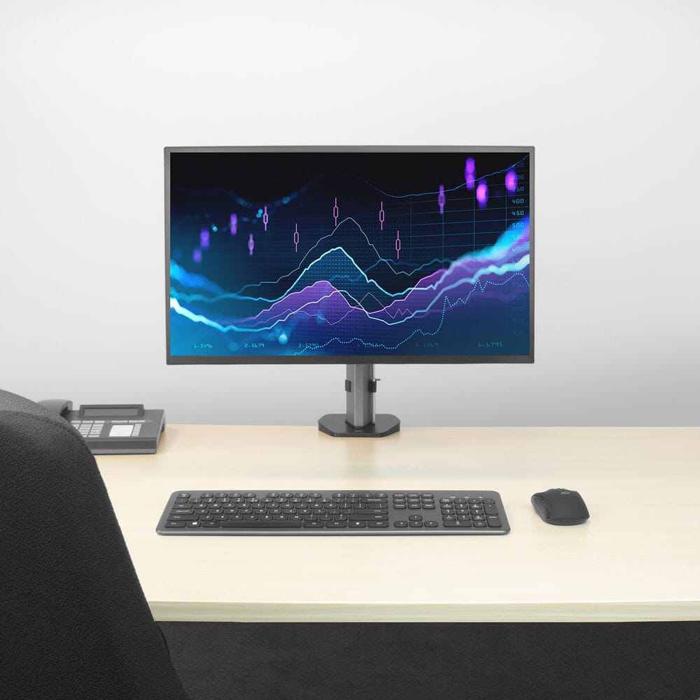 ACT Monitorarm office, 1 scherm, zilver