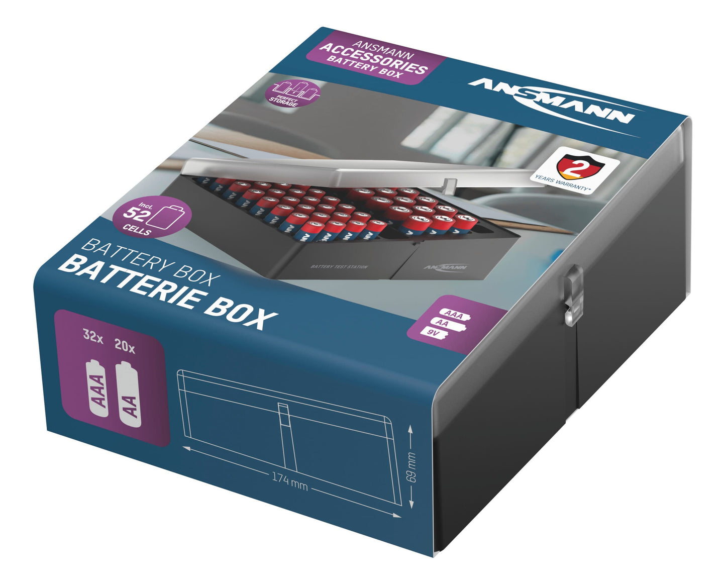 Ansmann Alkaline batterij AAA / AA 52 pcs