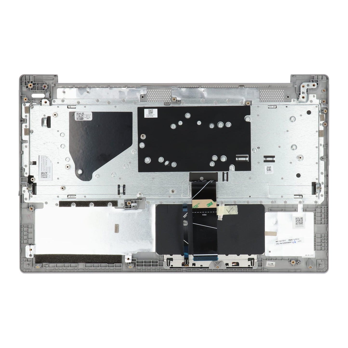 Lenovo Laptop Tastatur Azerty BE + Top Cover. BL - Grau