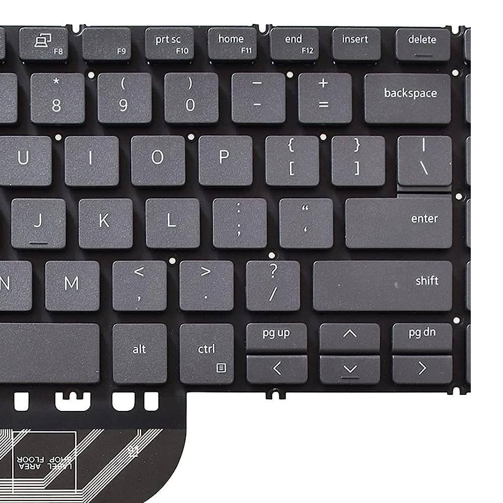 Laptoptoetsenbord US-indeling voor Dell Inspiron 15 7590 / 7591 / 7791 (zwart)