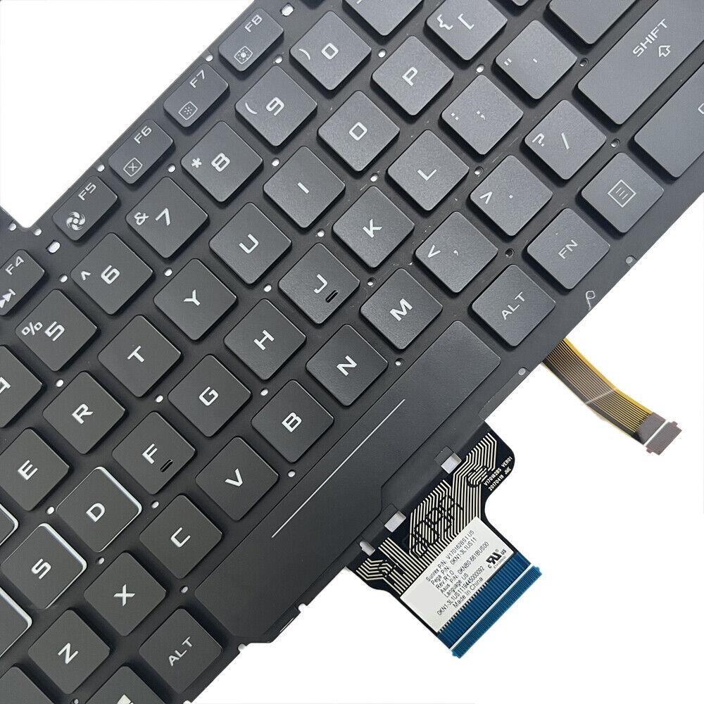 Laptoptoetsenbord met verlichting US-indeling voor ASUS ROG GL504 / GL504GV / GL504GM (zwart)