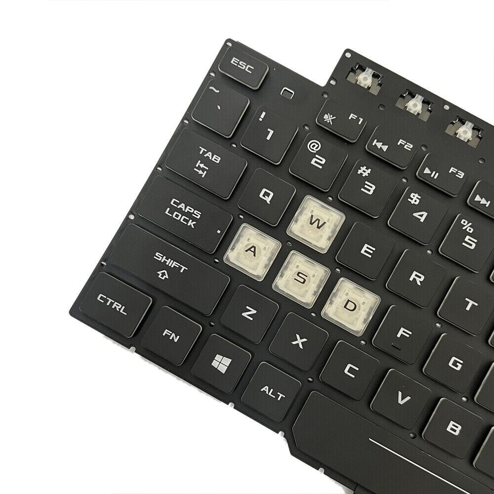 Laptoptoetsenbord met verlichting voor Asus TUF Gaming FX505D / FX505DY / FX505DD (US-indeling, zwart)