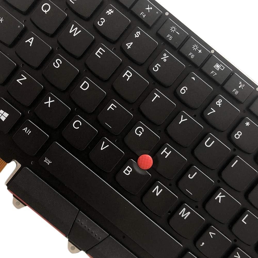 Laptoptoetsenbord met verlichting voor Lenovo ThinkPad E14 Gen 1 en 2 (US-indeling)