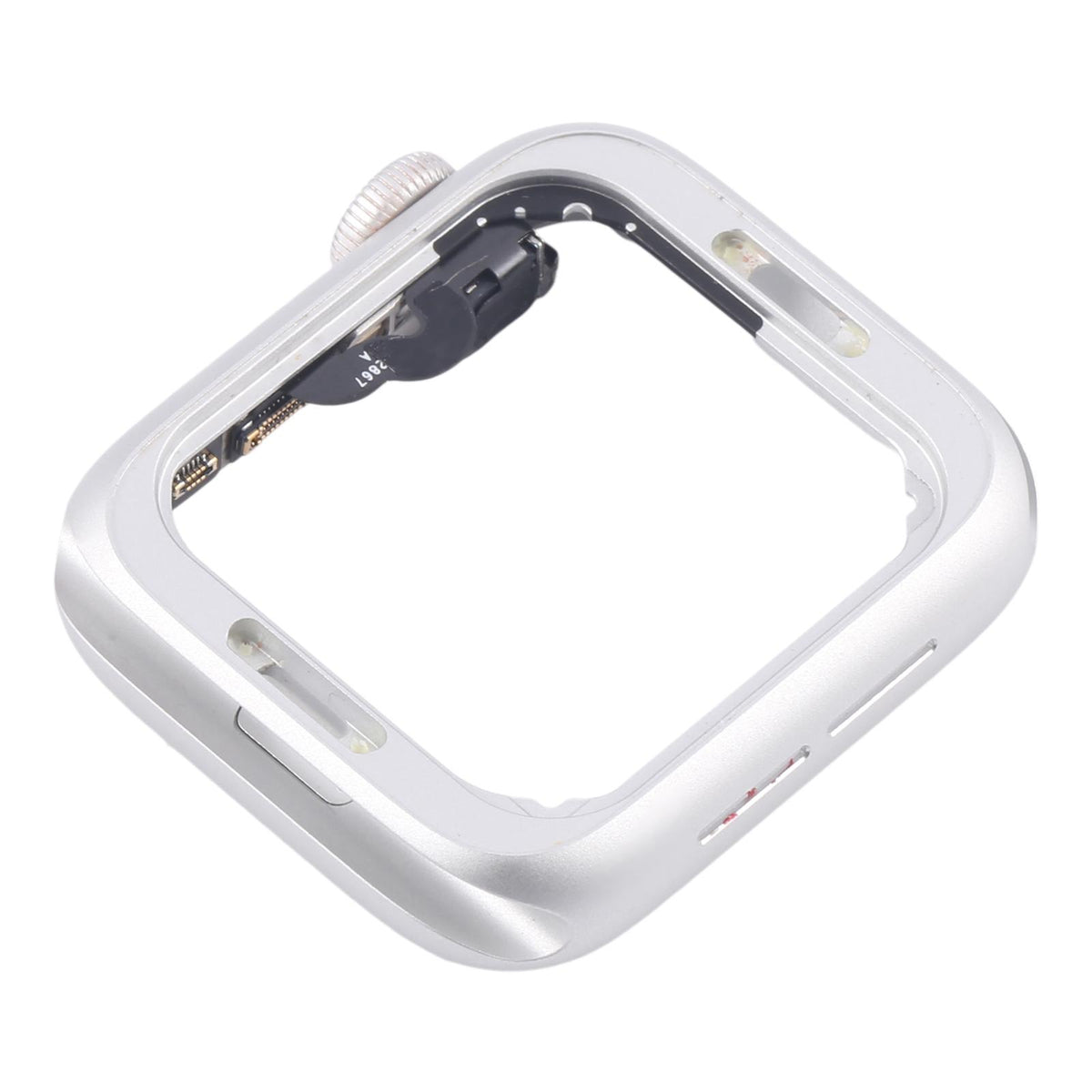 Middenframe met kroon-flexkabel voor Apple Watch SE (2020) 40mm LTE (zilver)