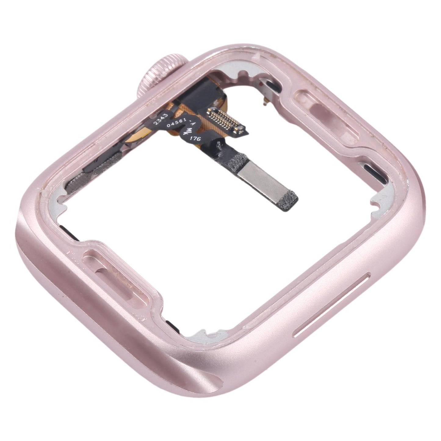 Middenframe met kroon-flexkabel voor Apple Watch Series 9 41mm GPS (roze)