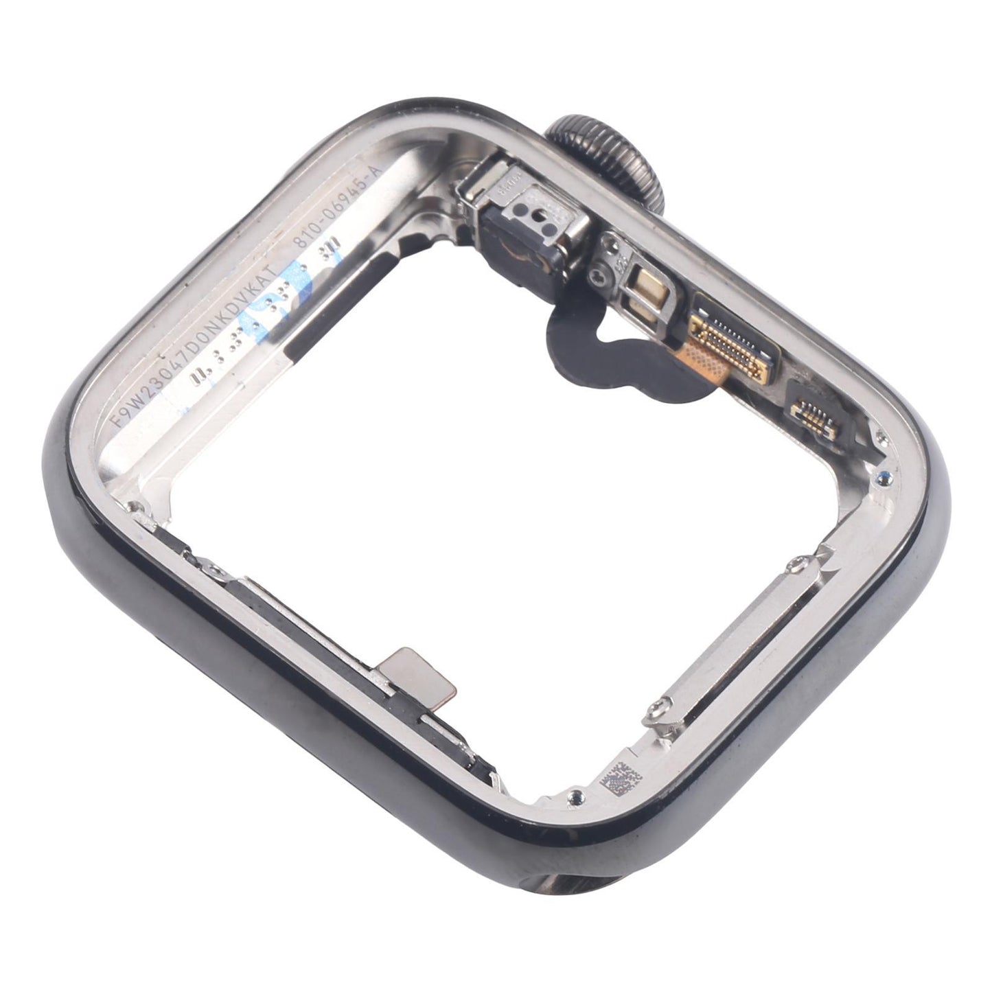 Middenframe met kroon-flexkabel voor Apple Watch Series 5 40mm LTE (roestvrij staal, graphite)