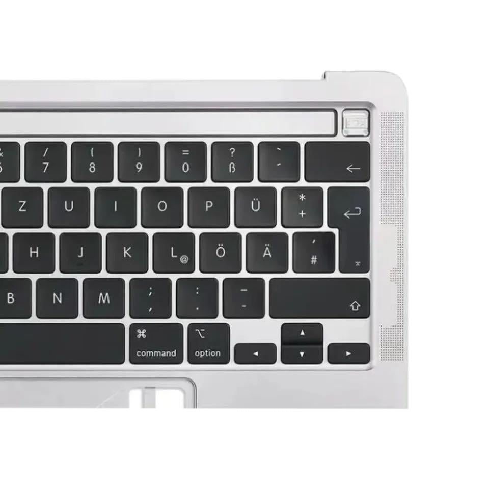 Topcase met toetsenbord (UK-indeling) voor MacBook Pro 13 inch A2338 (zilver)