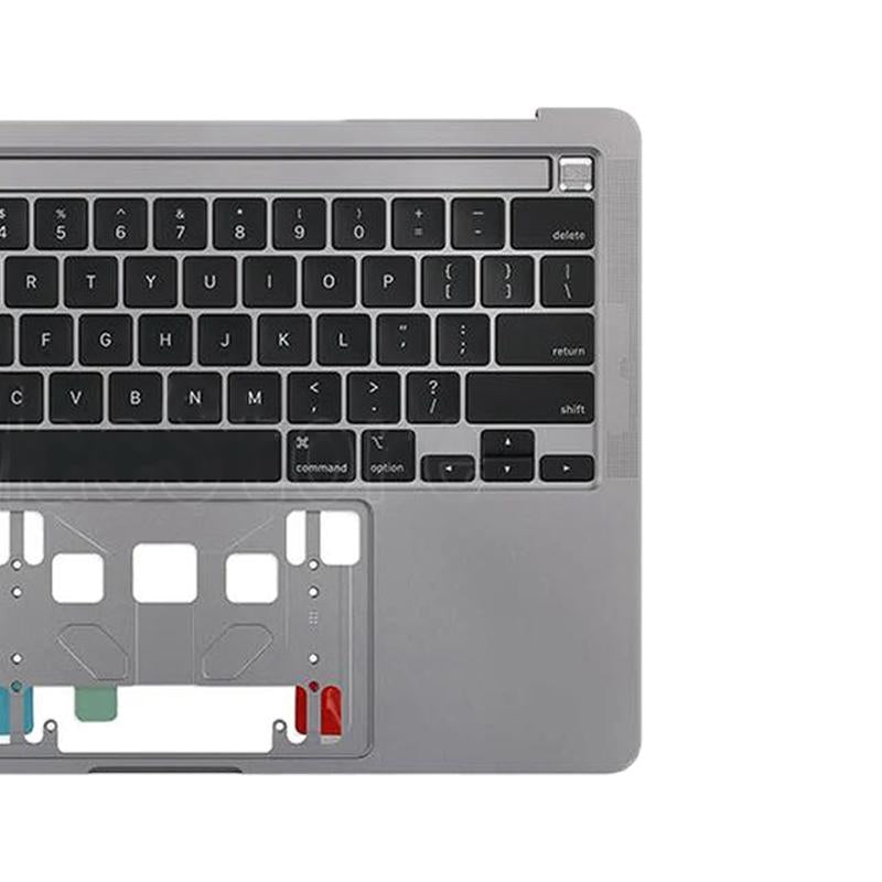 Topcase met toetsenbord (US-indeling) voor MacBook Pro 13 inch A2338 (2020/2021, M1) (Spacegrijs)