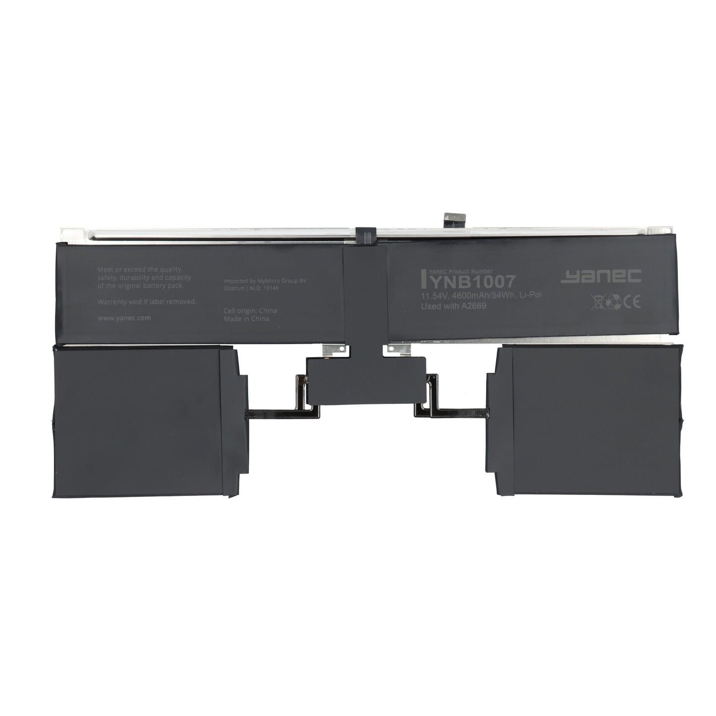 Yanec MacBook Accu 4600mAh