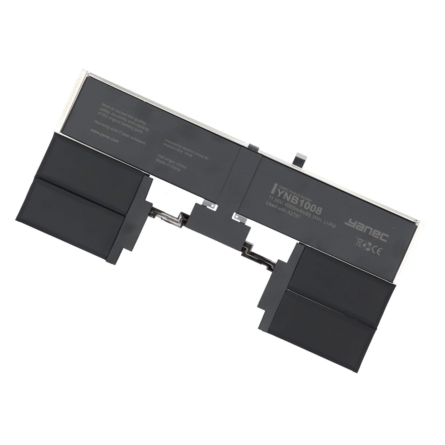Yanec MacBook Accu 6000mAh
