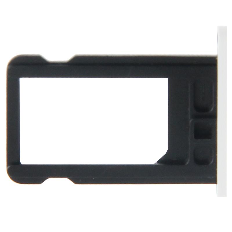 Simkaarthouder voor iPhone 5C (wit)